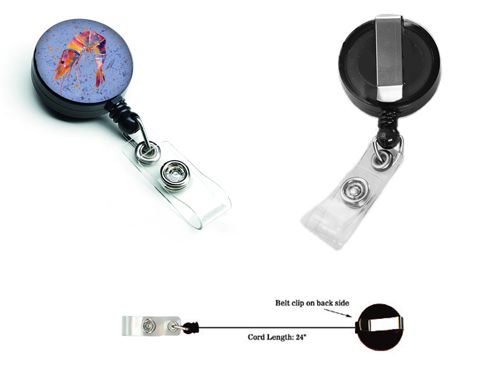 Shrimp Retractable Badge Reel 8455BR  the-store.com.