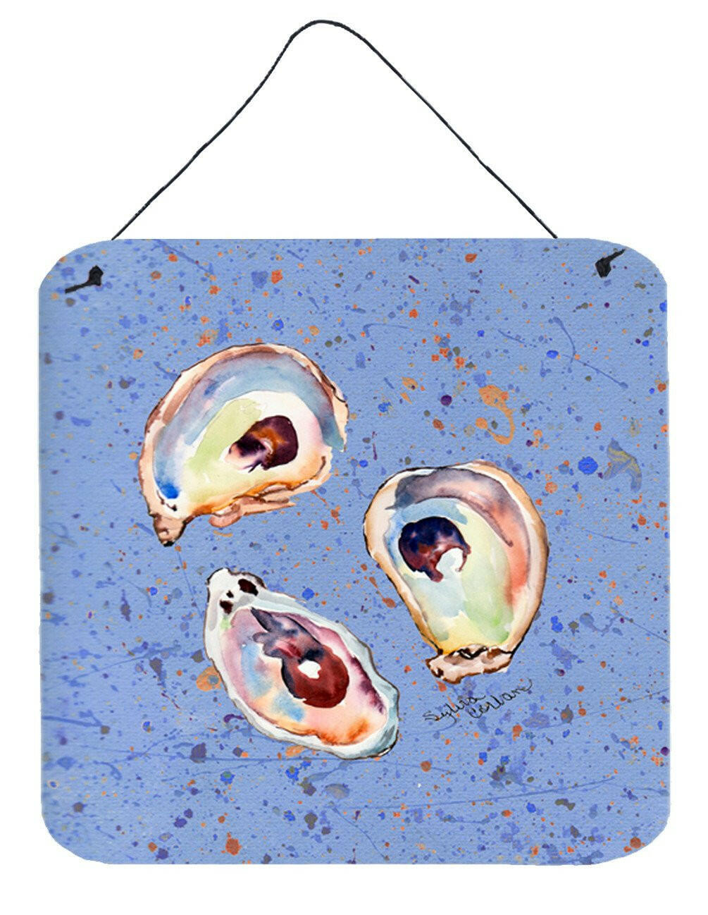 Oyster Aluminium Metal Wall or Door Hanging Prints by Caroline's Treasures