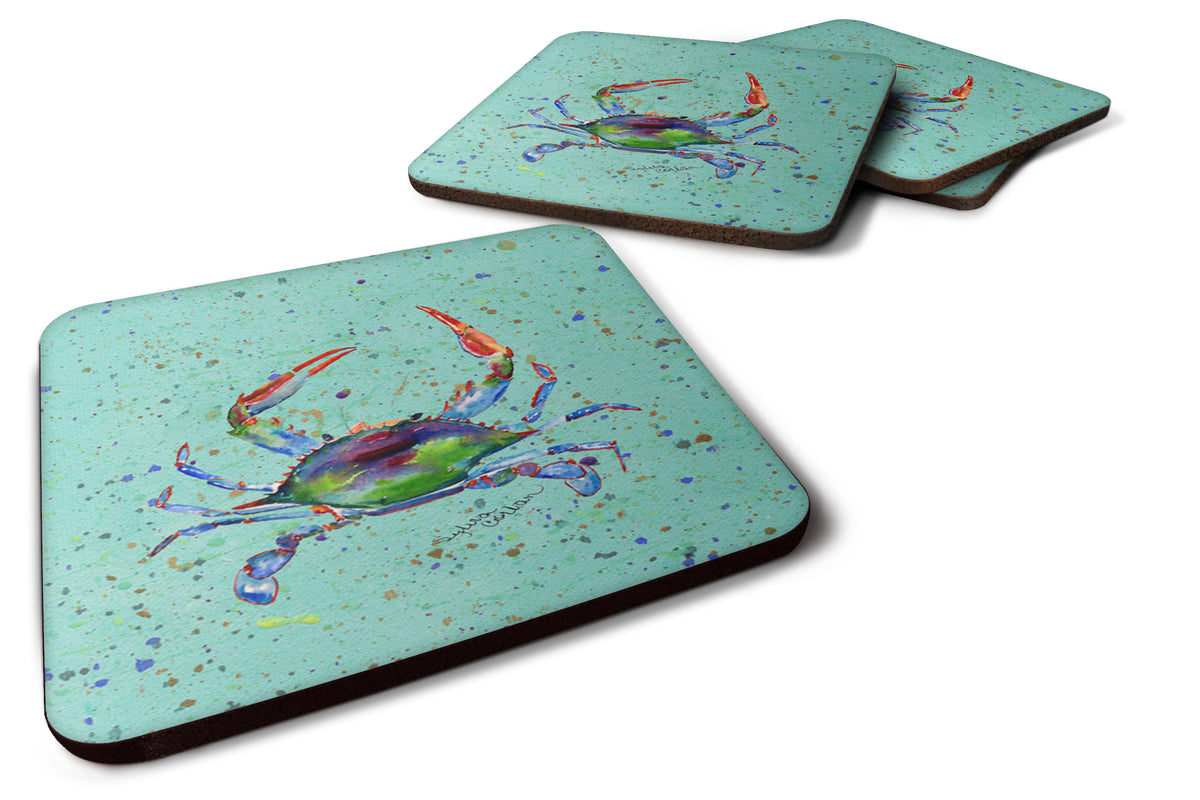 Set of 4 Crab Foam Coasters - the-store.com