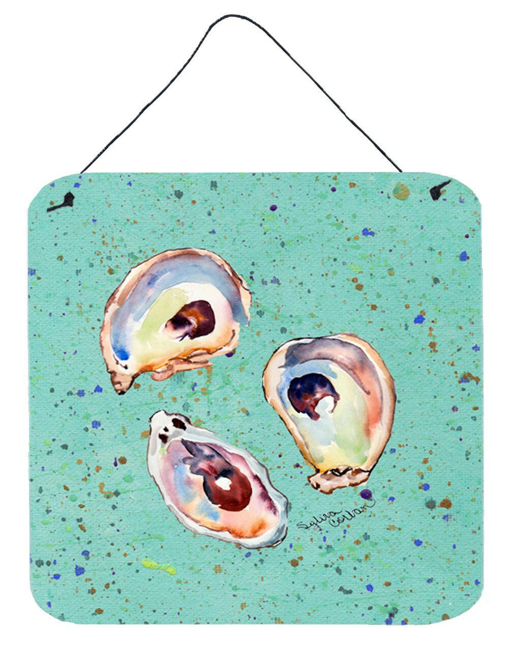 Oyster Aluminium Metal Wall or Door Hanging Prints by Caroline's Treasures