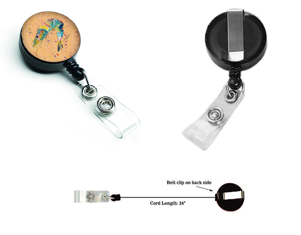 Shrimp Retractable Badge Reel 8469BR  the-store.com.