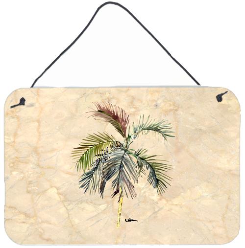 Palm Tree Aluminium Metal Wall or Door Hanging Prints by Caroline&#39;s Treasures