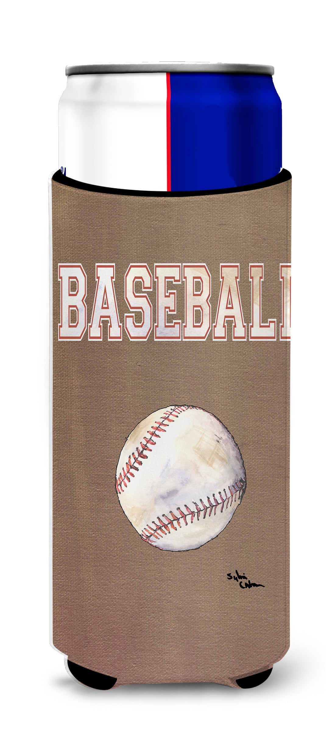 Baseball Ultra Beverage Insulators for slim cans 8485MUK.