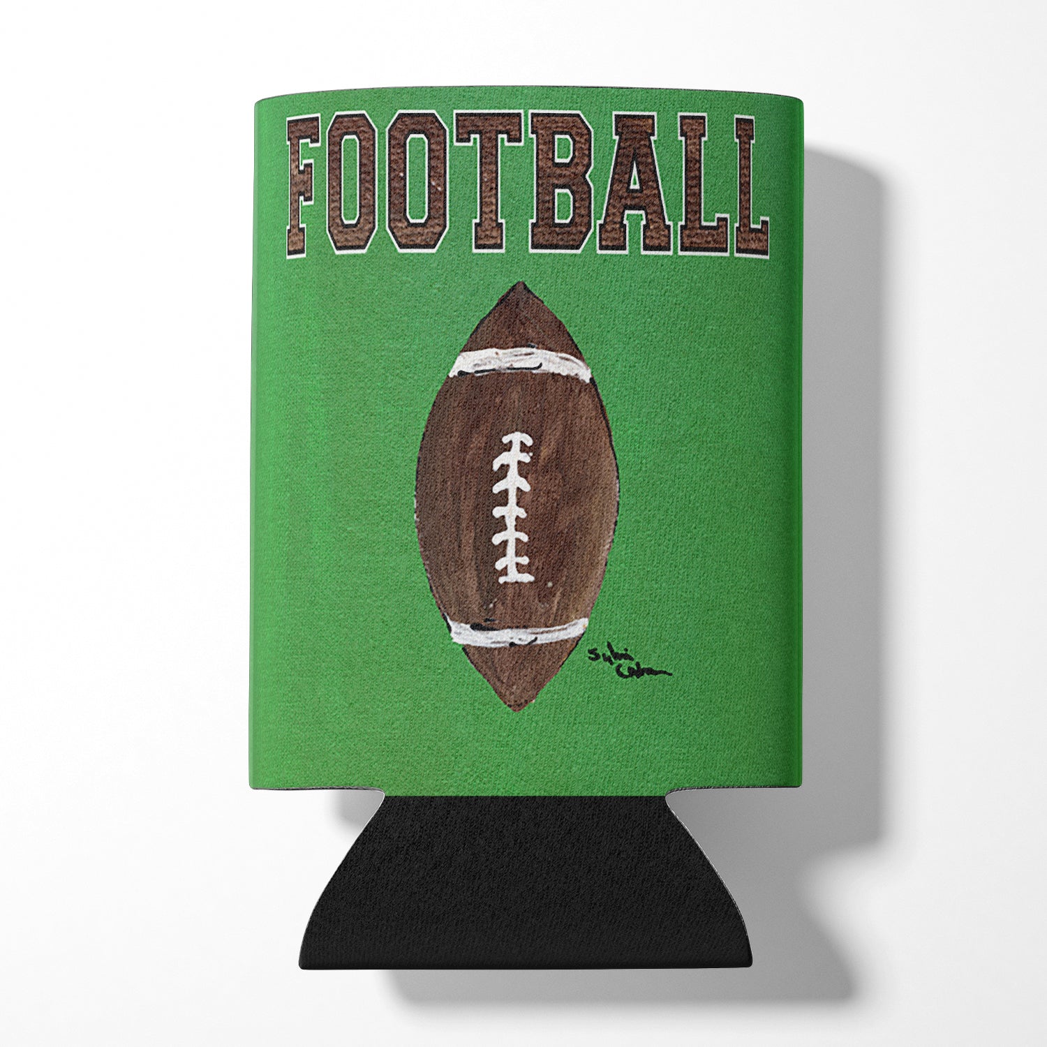 Football Can or Bottle Beverage Insulator Hugger.