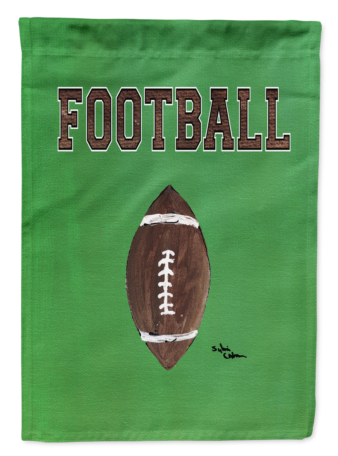 Football Flag Canvas House Size  the-store.com.