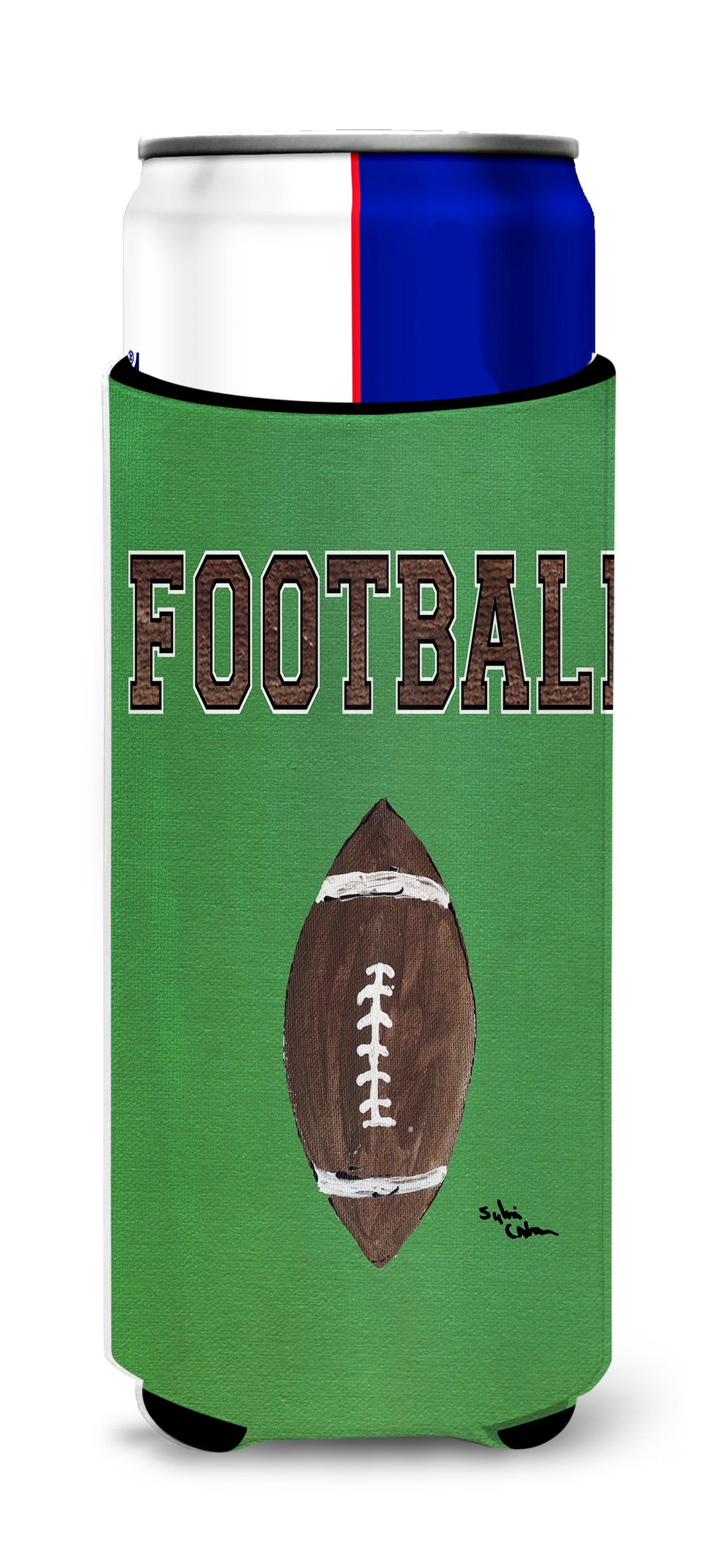 Football Ultra Beverage Insulators for slim cans 8487MUK.