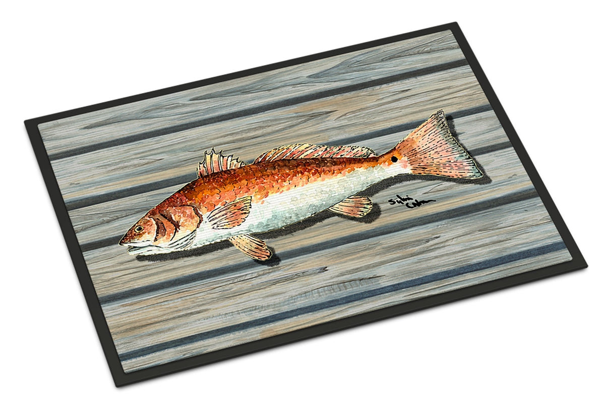 Fish Red Fish Indoor or Outdoor Mat 18x27 8489 Doormat - the-store.com