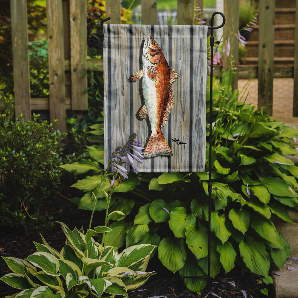 Fish Red Fish Flag Garden Size.