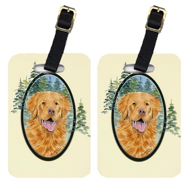 Pair of 2 Nova Scotia Duck Toller Luggage Tags by Caroline&#39;s Treasures