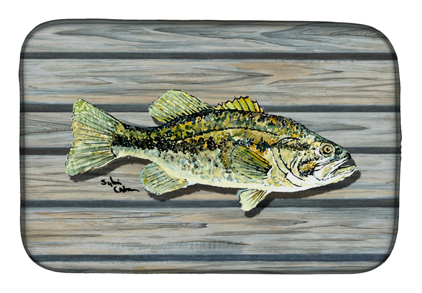 Fish Bass Small Mouth Dish Drying Mat 8493DDM  the-store.com.