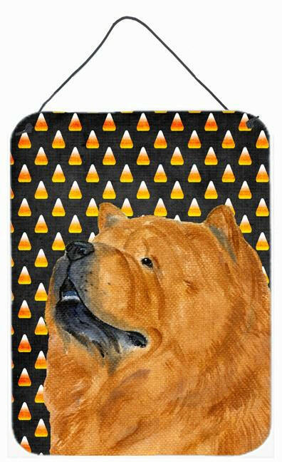 Chow Chow Candy Corn Halloween Portrait Wall or Door Hanging Prints by Caroline's Treasures
