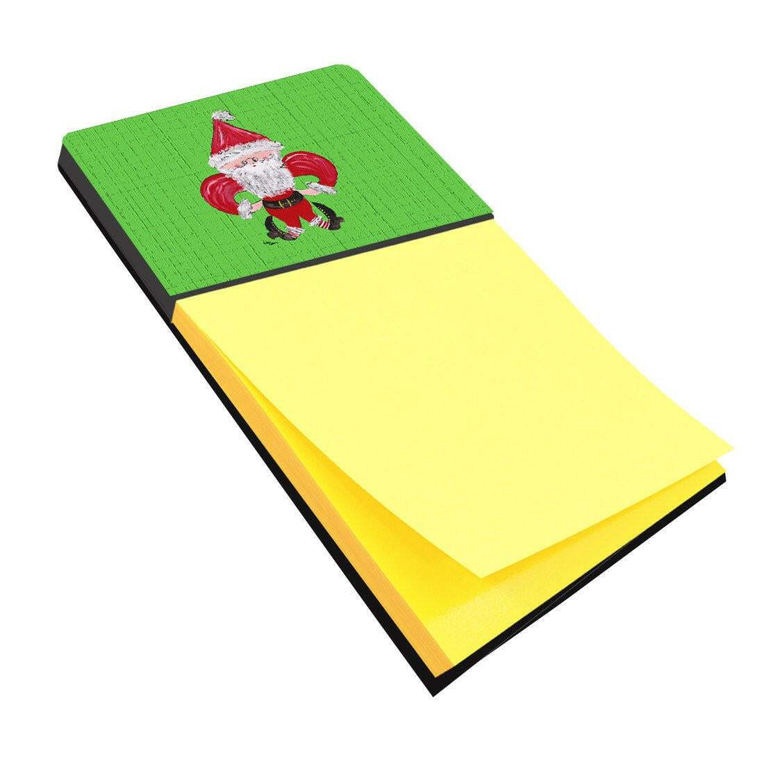 Christmas Fleur de lis Santa Claus Refiillable Sticky Note Holder or Postit Note Dispenser 8500SN by Caroline's Treasures