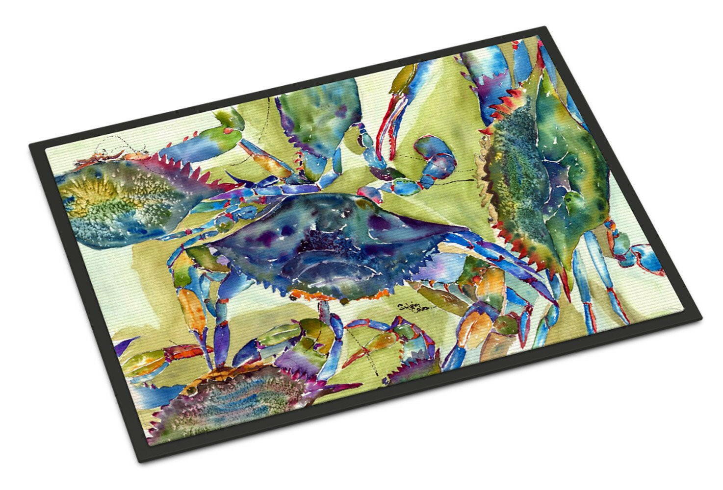 Crab All Over Indoor or Outdoor Mat 18x27 Doormat - the-store.com