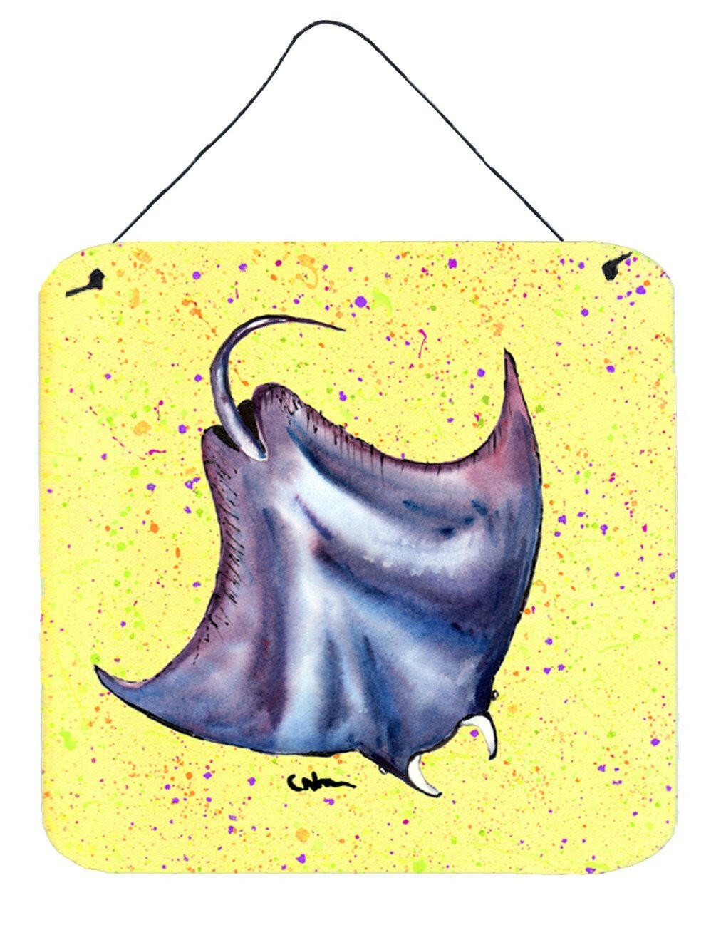 Stingray Aluminium Metal Wall or Door Hanging Prints by Caroline&#39;s Treasures