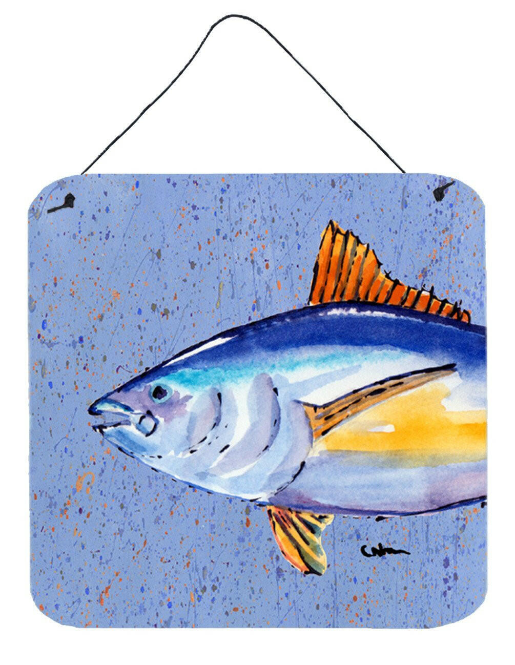 Tuna Aluminium Metal Wall or Door Hanging Prints by Caroline&#39;s Treasures