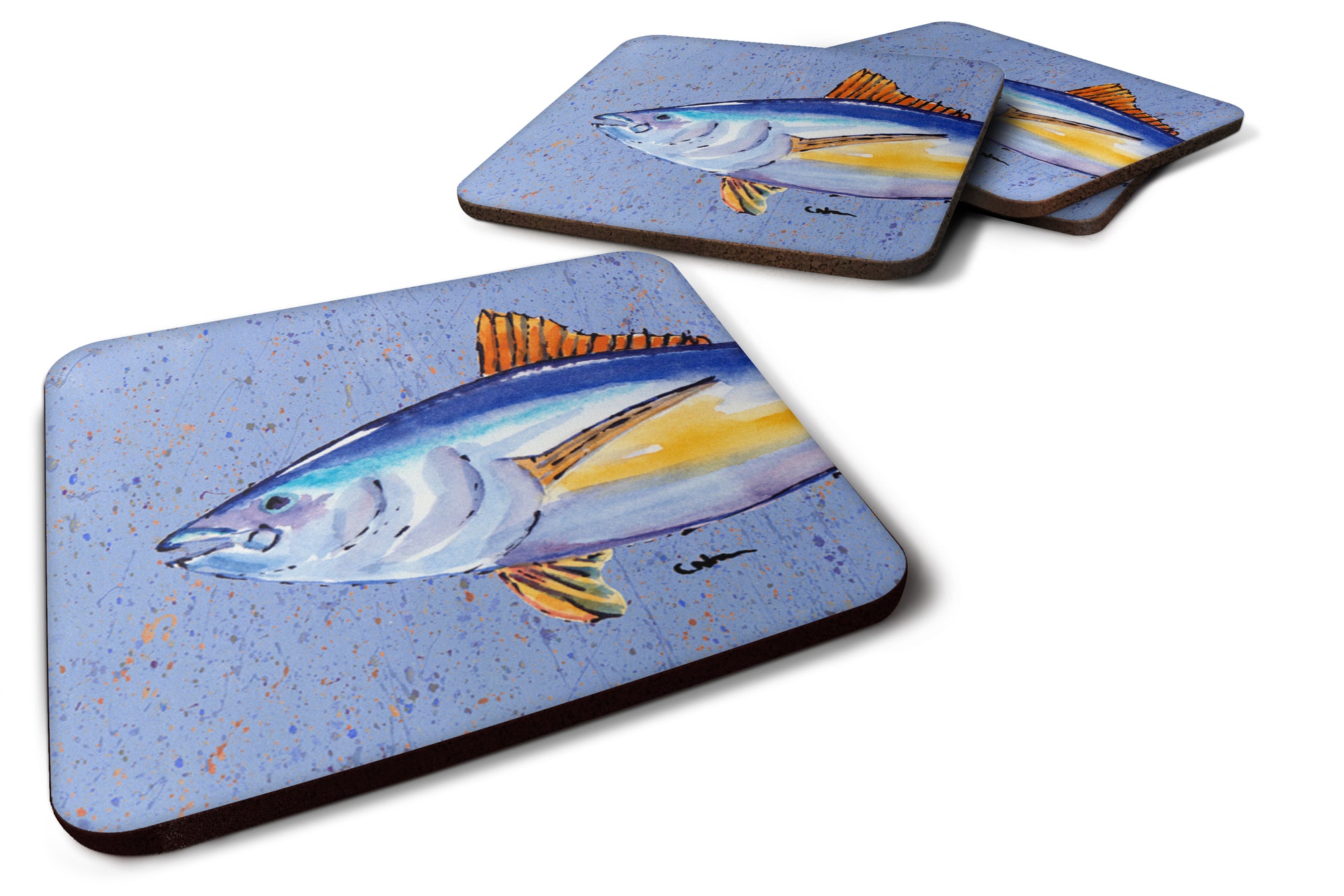 Set of 4 Tuna Foam Coasters - the-store.com