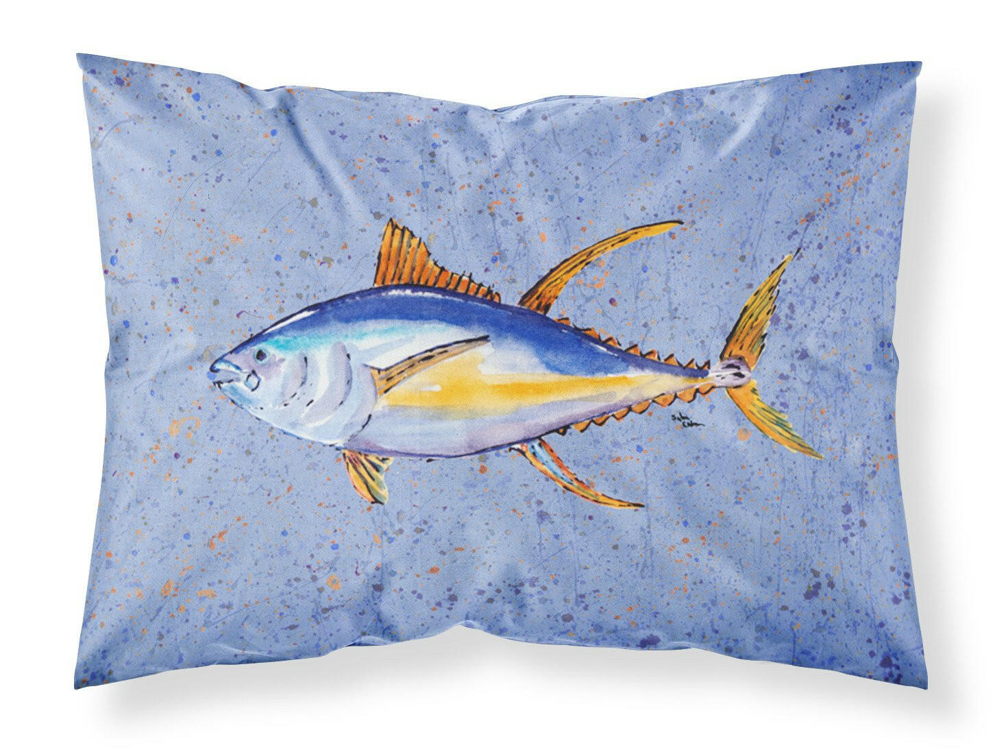 Tuna Fish Moisture wicking Fabric standard pillowcase by Caroline's Treasures