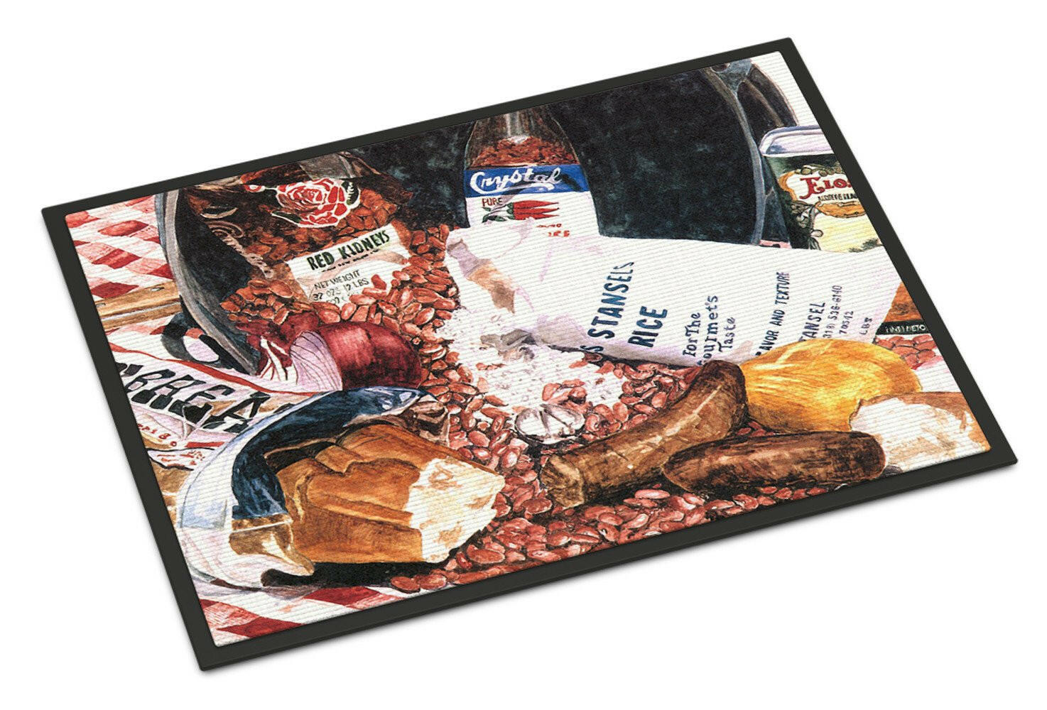 Red Beans and Rice Indoor or Outdoor Mat 24x36 Doormat - the-store.com