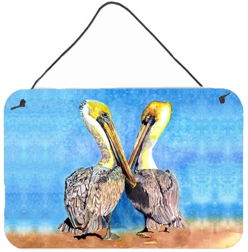 Pelican  Indoor or Aluminium Metal Wall or Door Hanging Prints by Caroline&#39;s Treasures