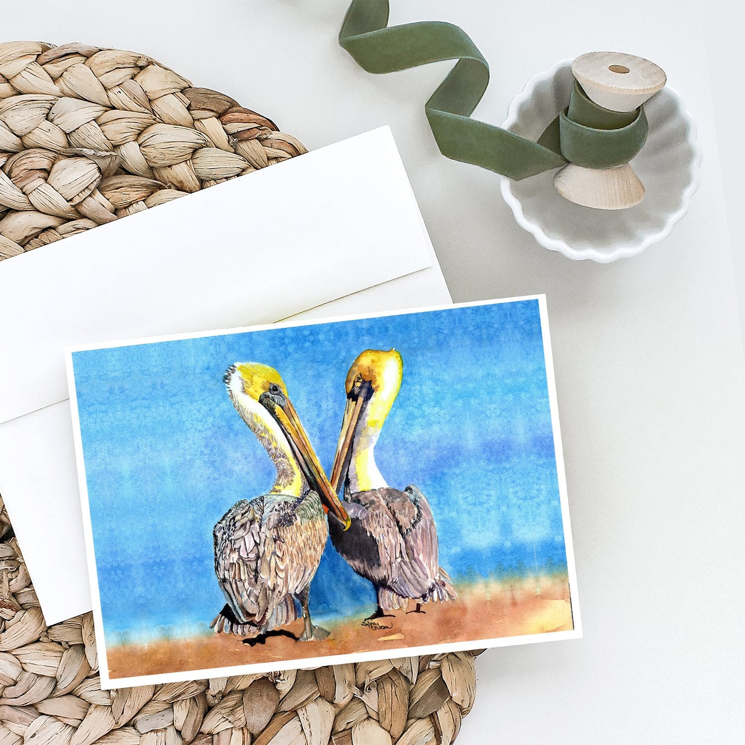 Pelican Greeting Cards and Envelopes Pack of 8 - the-store.com
