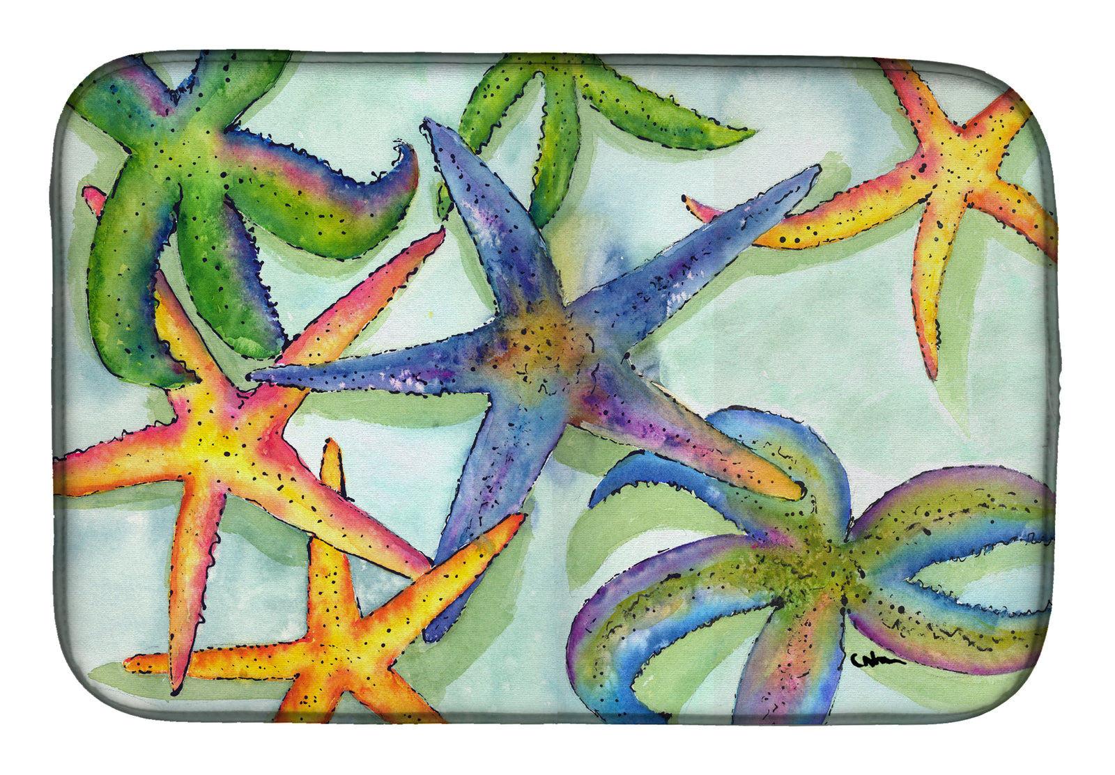 Starfish Dish Drying Mat 8542DDM  the-store.com.