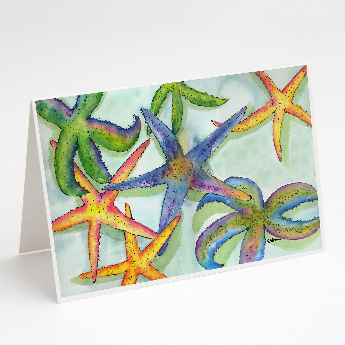 Buy this Starfish Greeting Cards and Envelopes Pack of 8