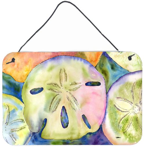 Sand Dollar Indoor or Aluminium Metal Wall or Door Hanging Prints by Caroline's Treasures