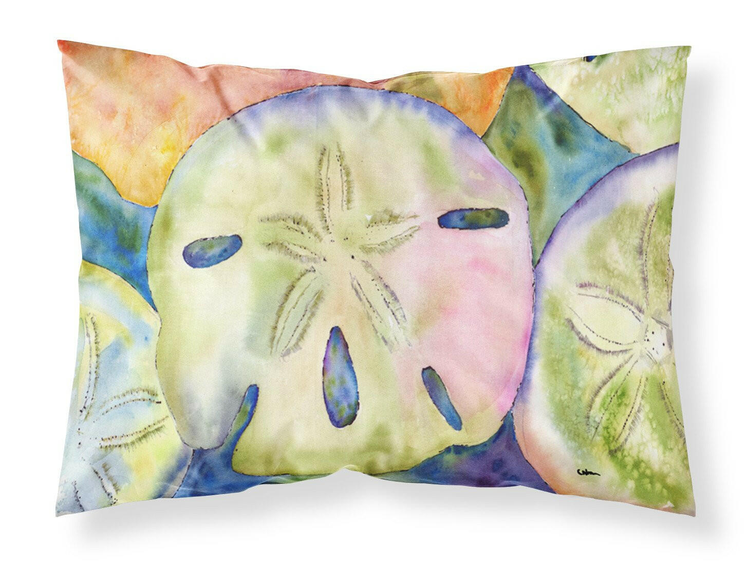 Sand Dollar  Moisture wicking Fabric standard pillowcase by Caroline's Treasures