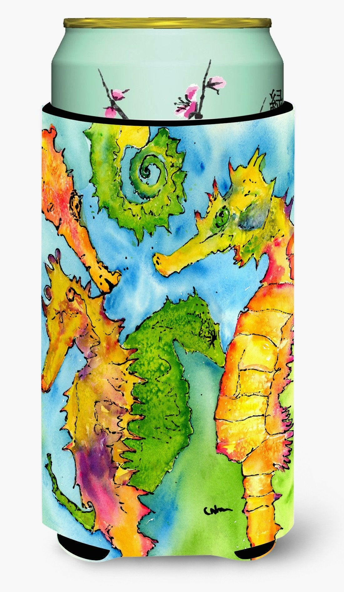 Seahorse  Tall Boy Beverage Insulator Beverage Insulator Hugger by Caroline's Treasures