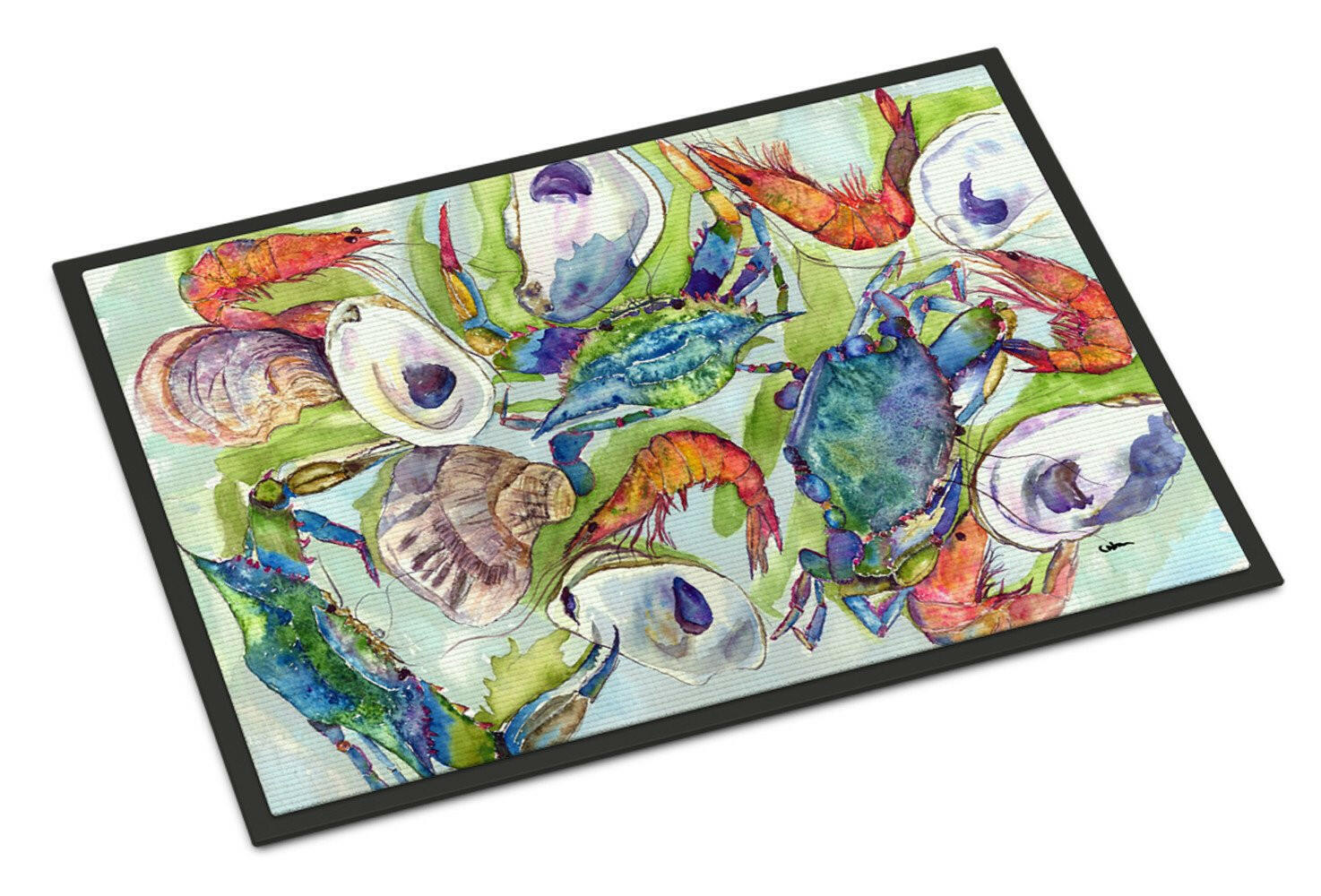 Crab Indoor or Outdoor Mat 18x27 8547MAT - the-store.com