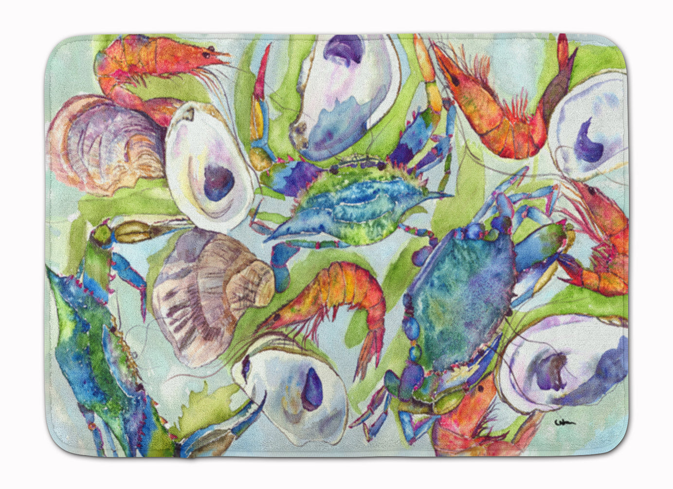 Crab Machine Washable Memory Foam Mat 8547RUG - the-store.com