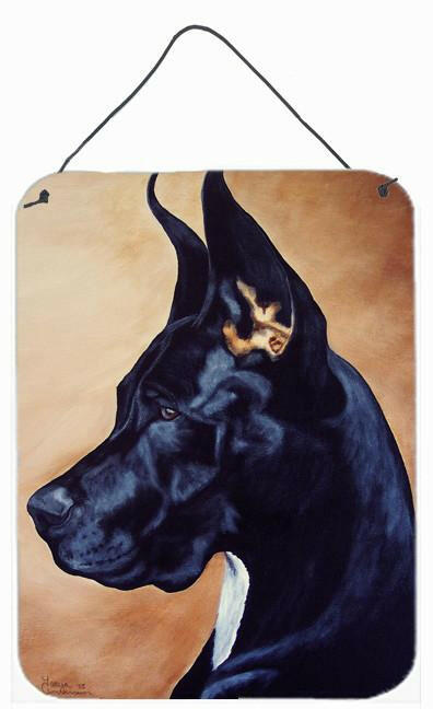 Black Great Dane Wall or Door Hanging Prints AMB1041DS1216 by Caroline's Treasures