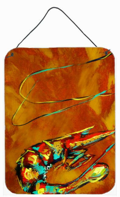 Caramel Corn Shrimp Wall or Door Hanging Prints MW1191DS1216 by Caroline's Treasures