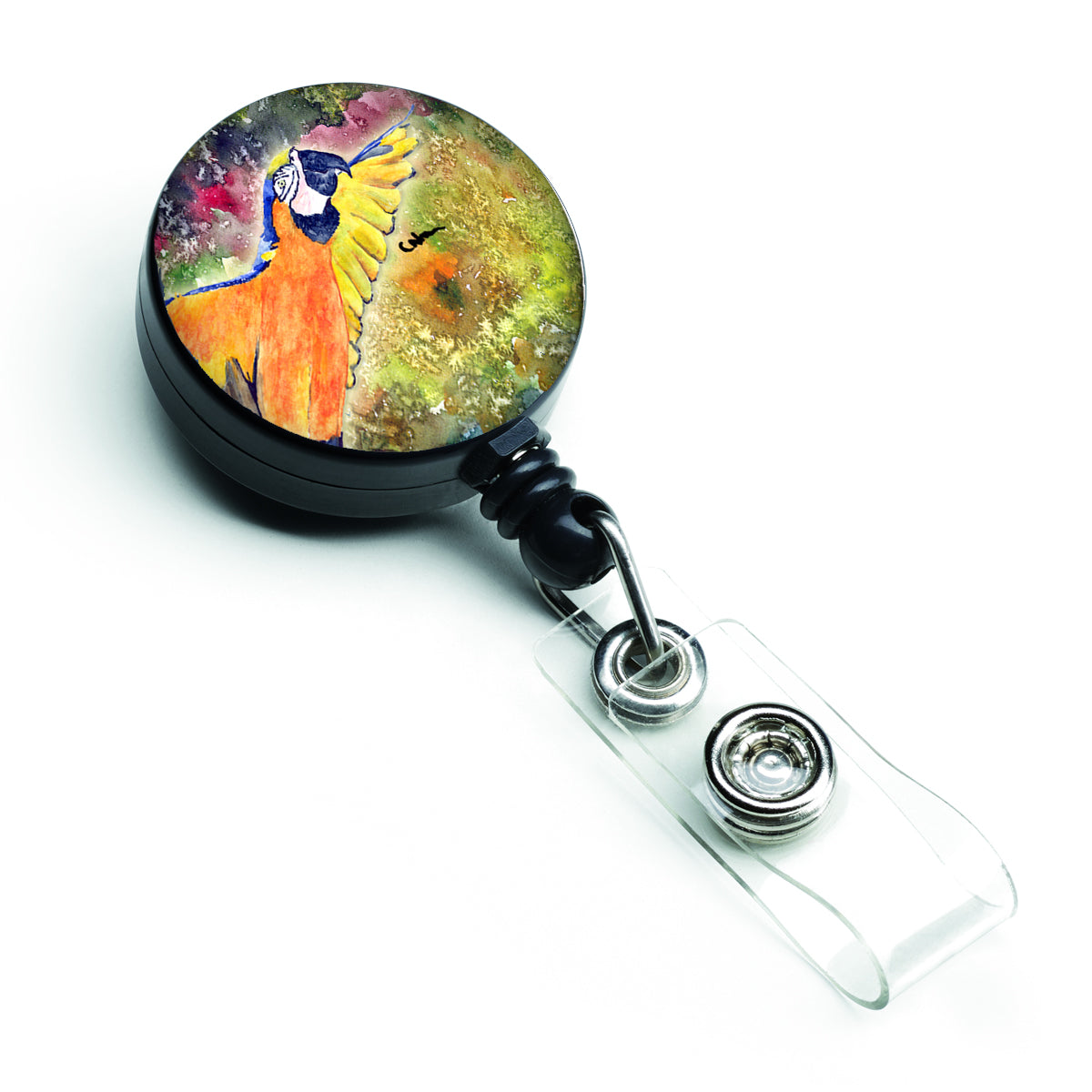 Parrot  Parrot Head Retractable Badge Reel 8602BR  the-store.com.