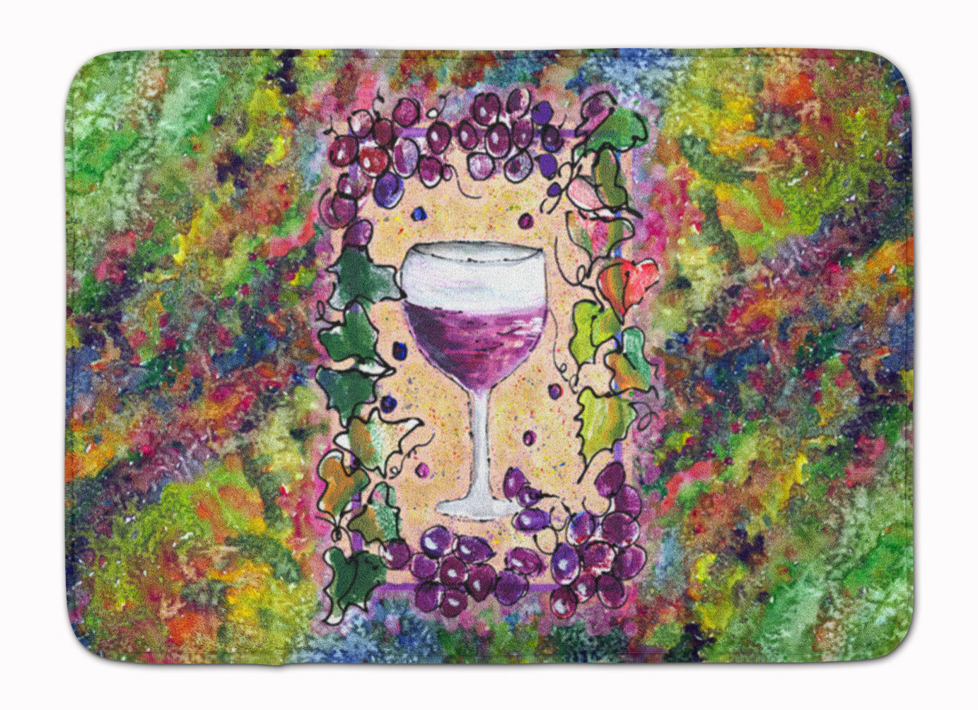 Wine Machine Washable Memory Foam Mat 8616RUG - the-store.com