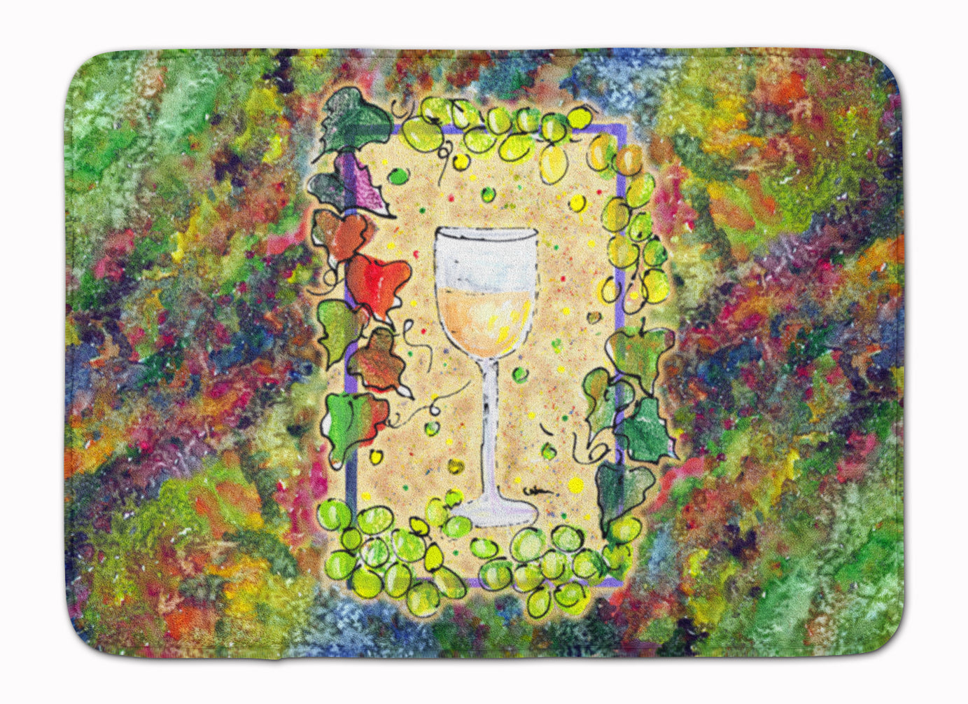 Wine Machine Washable Memory Foam Mat 8617RUG - the-store.com