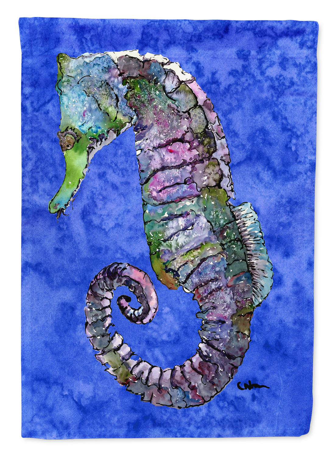 Seahorse  Flag Garden Size.