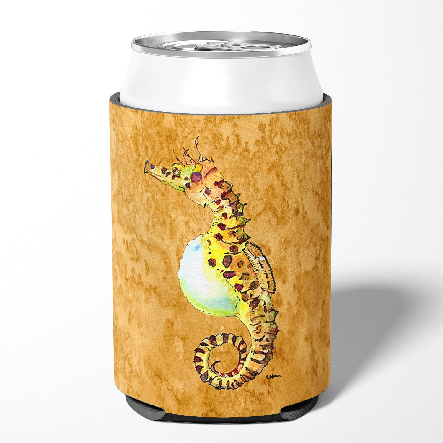Seahorse Can or Bottle Beverage Insulator Hugger.