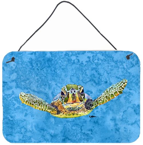 Turtle Indoor Aluminium Metal Wall or Door Hanging Prints by Caroline&#39;s Treasures