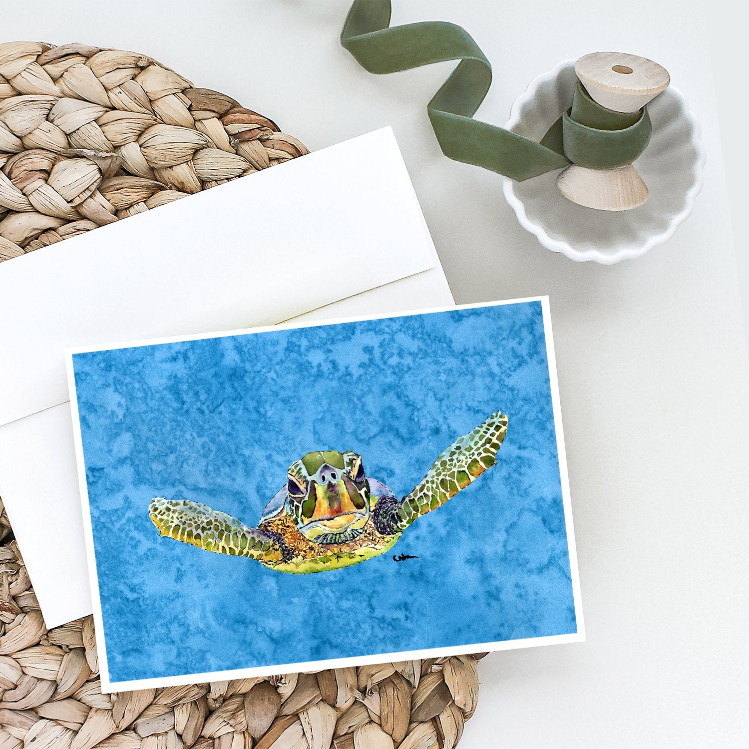 Buy this Turtle  Coming at you Greeting Cards and Envelopes Pack of 8