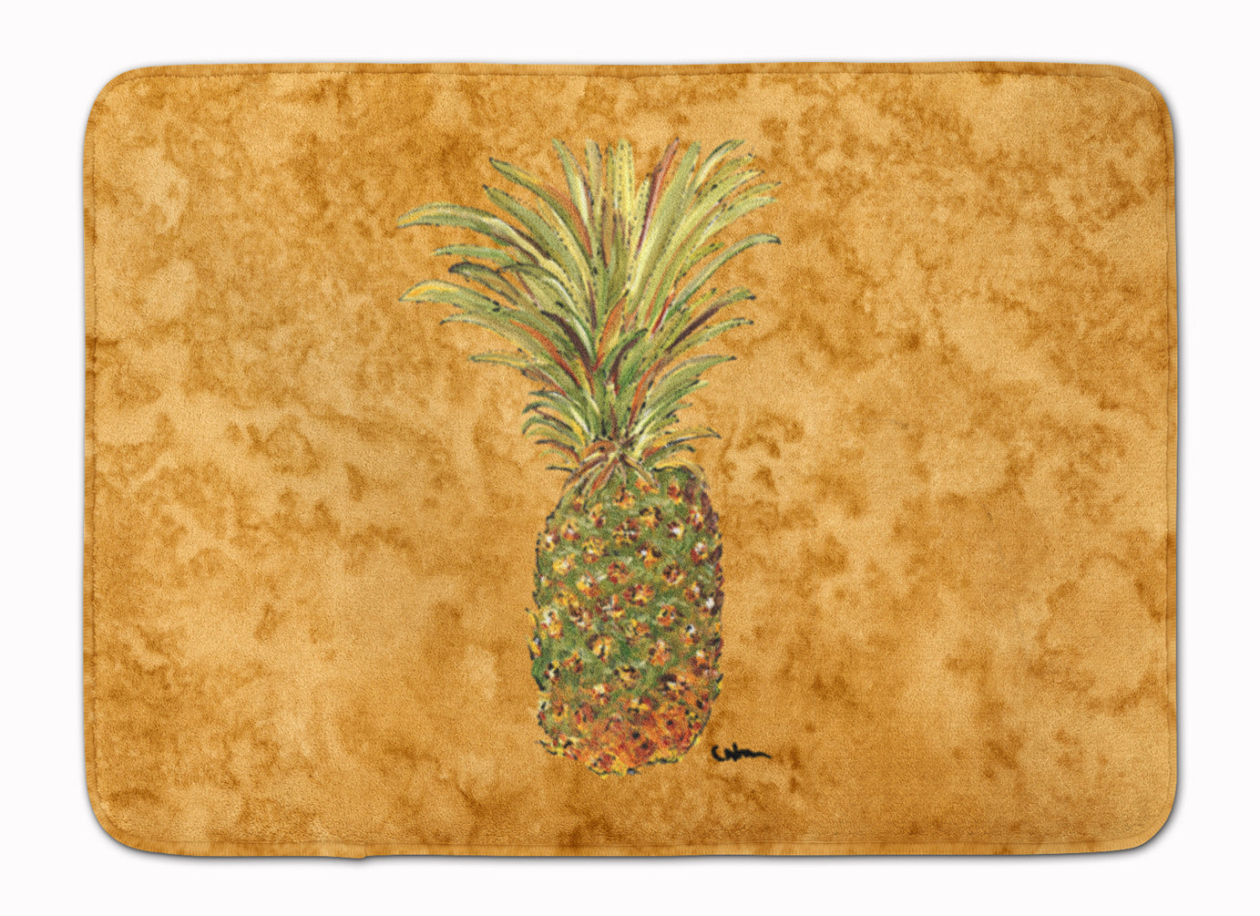 Pineapple Machine Washable Memory Foam Mat 8654RUG - the-store.com