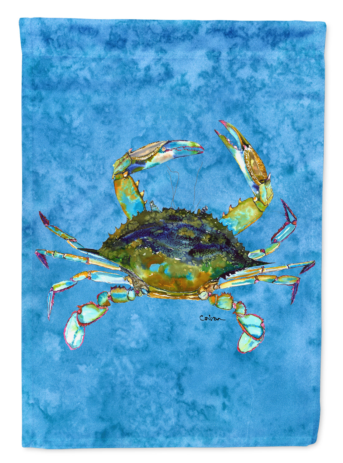 Crab  Flag Canvas House Size  the-store.com.