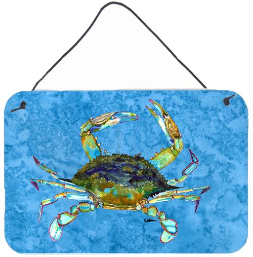 Crab Aluminium Metal Wall or Door Hanging Prints by Caroline's Treasures