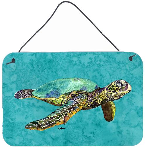 Turtle Indoor Aluminium Metal Wall or Door Hanging Prints by Caroline&#39;s Treasures