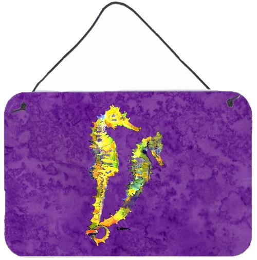 Seahorse  Indoor Aluminium Metal Wall or Door Hanging Prints by Caroline's Treasures