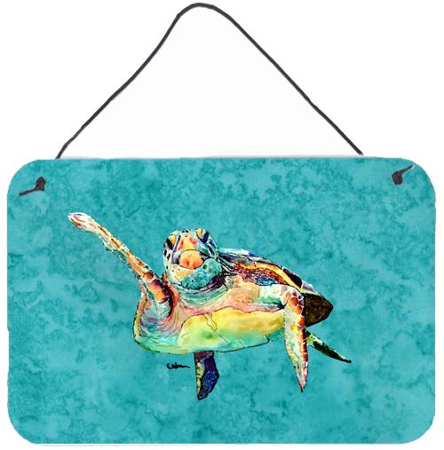 Turtle Indoor Aluminium Metal Wall or Door Hanging Prints by Caroline&#39;s Treasures