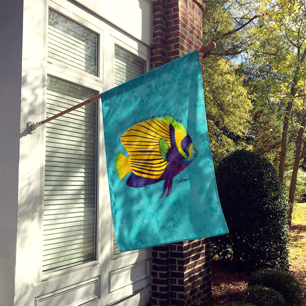 Fish  Tropical Flag Canvas House Size  the-store.com.