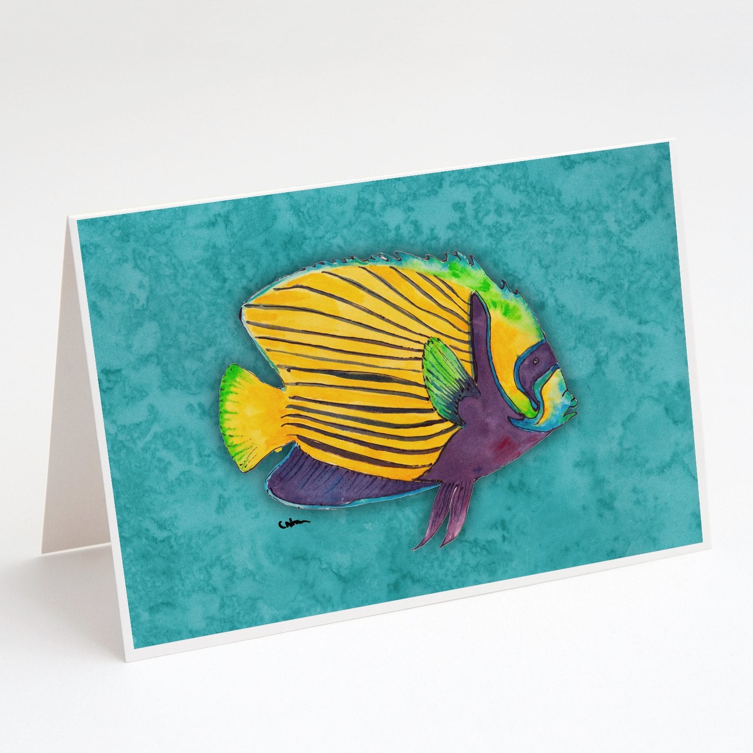 Buy this Tropical Fish Greeting Cards and Envelopes Pack of 8