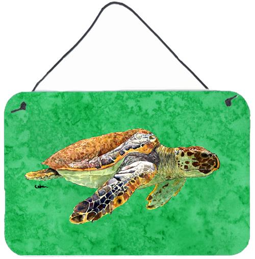 Turtle Indoor Aluminium Metal Wall or Door Hanging Prints by Caroline&#39;s Treasures