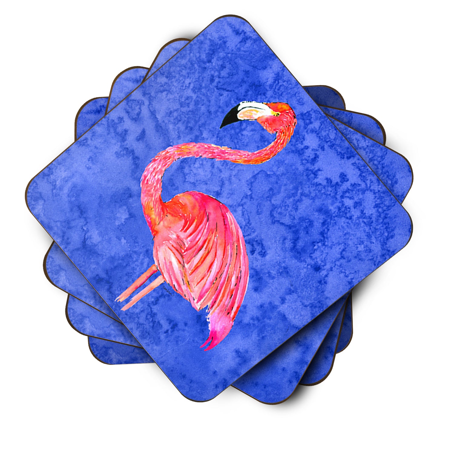 Set of 4 Flamingo  Foam Coasters - the-store.com